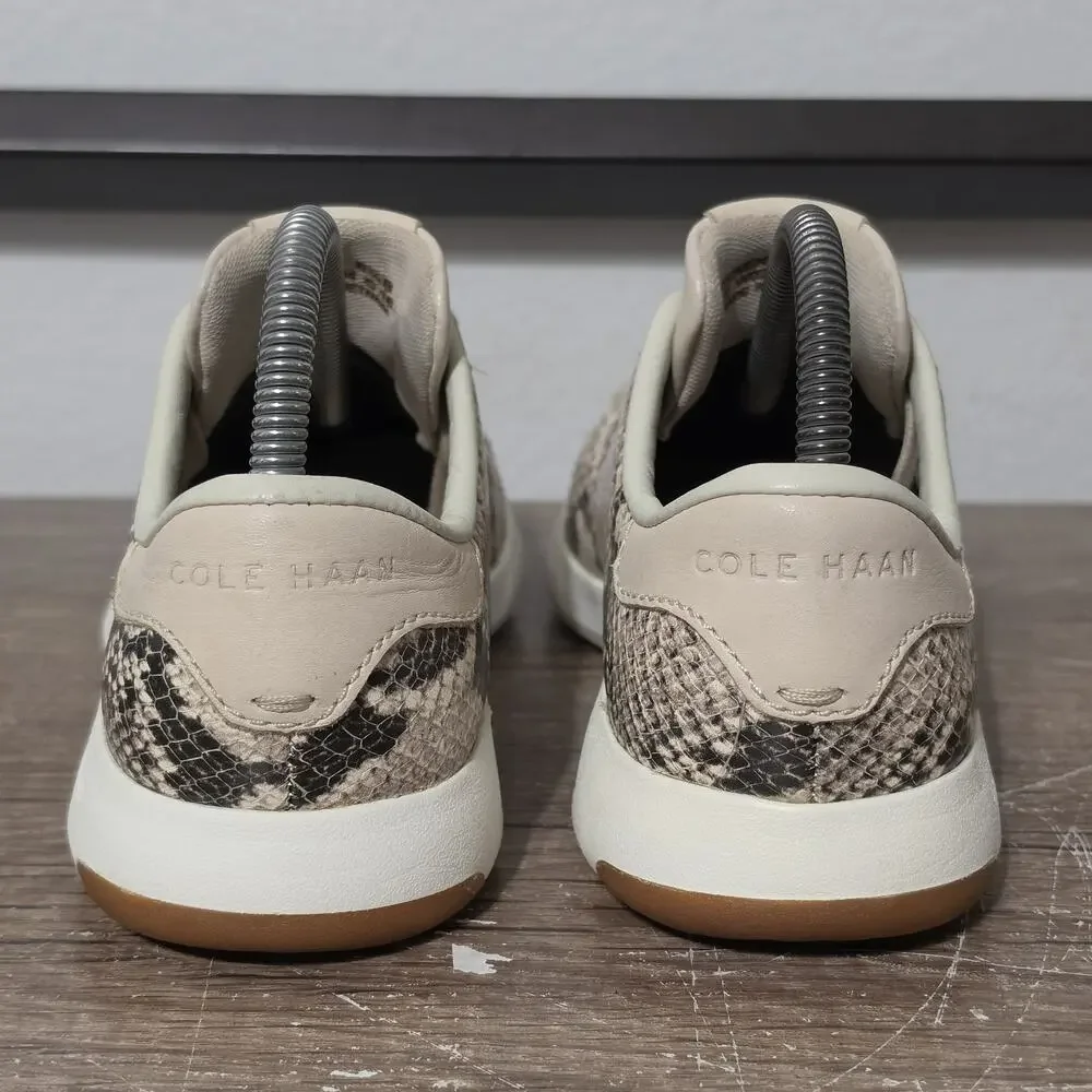 Cole Haan Grandpro Tennis Women’s Roccia Snake Print Shoes Sneakers Size 8.5